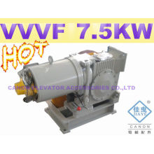 Motor de ascensor de YJF140WL-VVVF con pies de lado